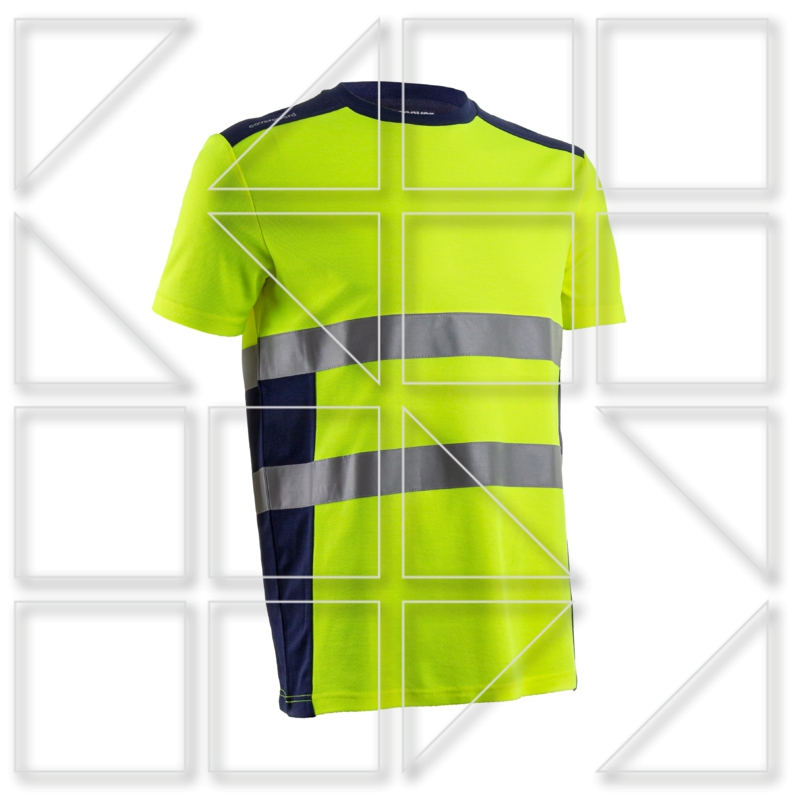 T-shirt ΥΨΗΛΗΣ ΑΝΤΑΝΑΚΛΑΣΤΙΚΟΤΗΤΑΣ NEKKI Κίτρινο HV Navy T-shirt ΥΨΗΛΗΣ ΑΝΤΑΝΑΚΛΑΣΤΙΚΟΤΗΤΑΣ NEKKI Κίτρινο HV Navy - Image